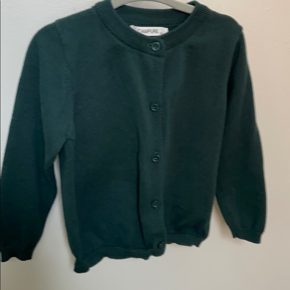 Emerald Green Button Down Cardigan